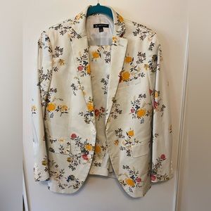 Light Crème Color Floral Suit From Men’s INC.
